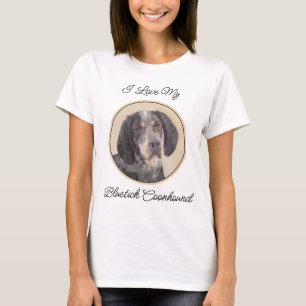 Bluetick Coonhound Painting - Niedlich Original Hu T-Shirt