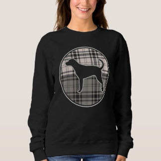 Bluetick Coonhound Plaid Sweatshirt