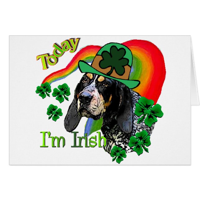 Bluetick Coonhound St Patricks (Vorderseite (Horizontal))