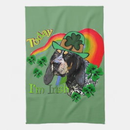 Bluetick Coonhound St Patricks Handtuch
