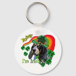 Bluetick Coonhound St Patricks Schlüsselanhänger