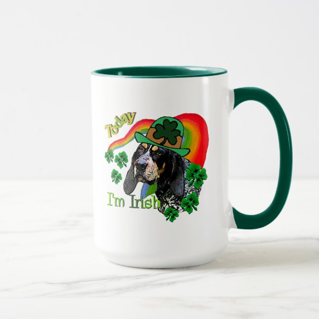 Bluetick Coonhound St Patricks Tasse (Rechts)