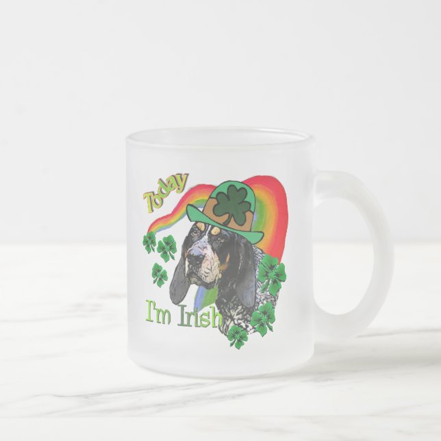 Bluetick Coonhound St Patricks Tasse (Rechts)
