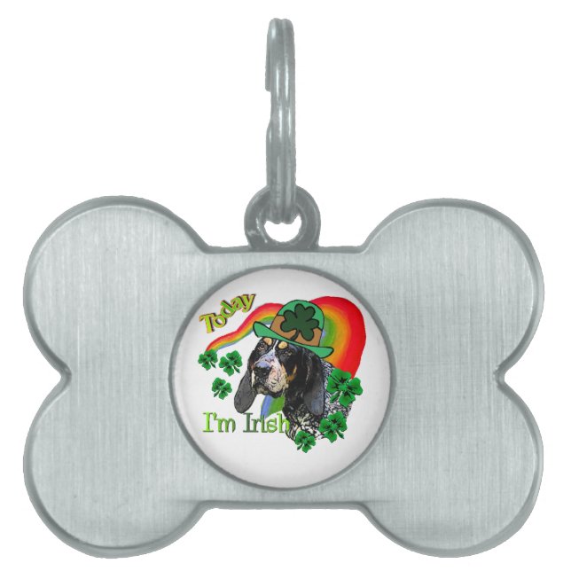 Bluetick Coonhound St Patricks Tiermarke (Vorderseite)