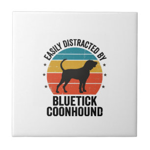 Bluetick Coonhound Vintage-Hundeliebhaber-Shirt-De Fliese