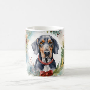 Bluetick Coonhound Weihnachtsfeier Festliche Jungf Kaffeetasse