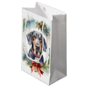 Bluetick Coonhound Weihnachtsfeier Festliche Jungf Kleine Geschenktüte