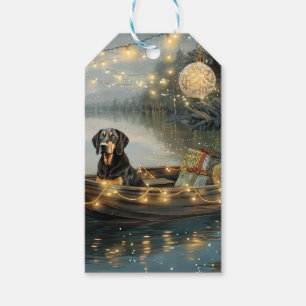 Bluetick Coonhound Weihnachtsfestreise Geschenkanhänger