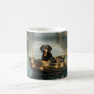 Bluetick Coonhound Weihnachtsfestreise Kaffeetasse