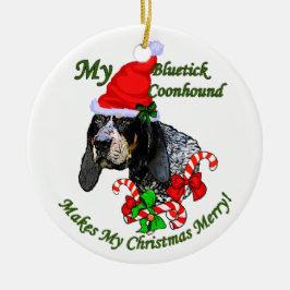 Bluetick Coonhound Weihnachtsgeschenke Ornament