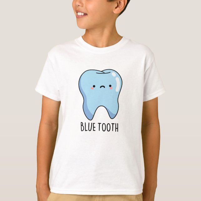 Bluetooth Funny Technical Blue Tooth Puff T-Shirt (Vorderseite)