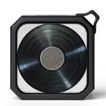 Bluetooth-Lautsprecher im Stil von Vinyl-Schallpla