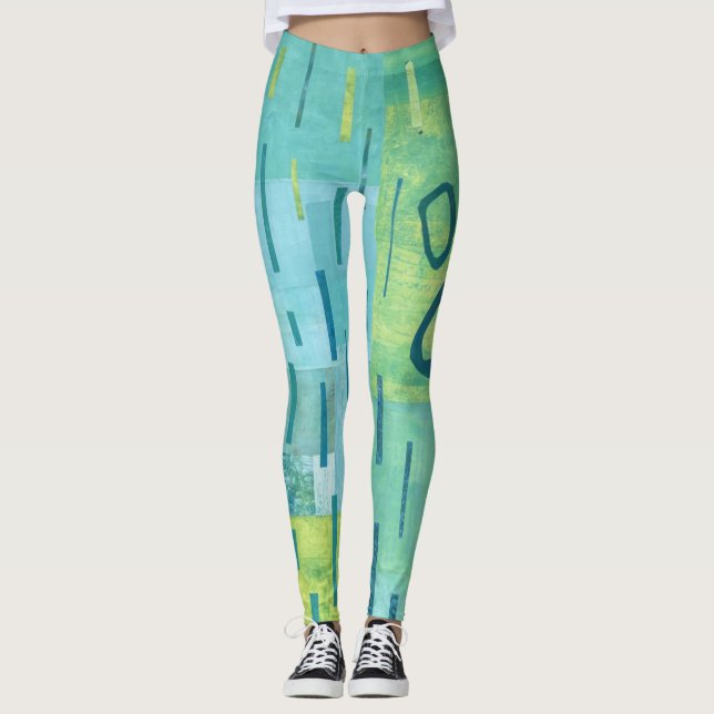 Bluey-Grüntöne #3 Leggings (Vorderseite)