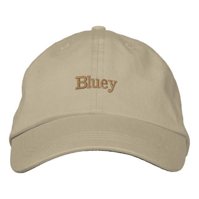 "Bluey" Herren Spitzname Bestickt, Bestickte Baseballkappe (Vorderseite)
