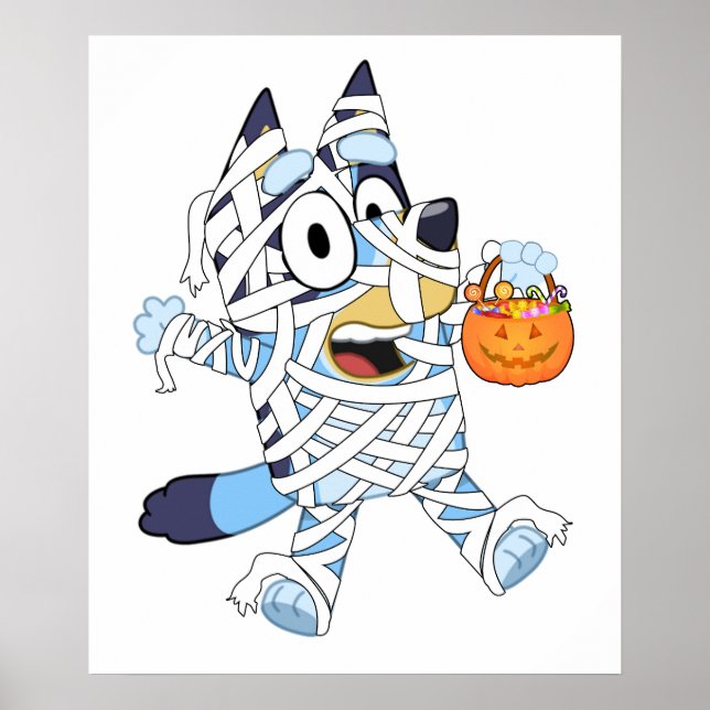 bluey poster (Vorne)