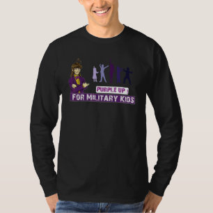 Blueykapseln Lila für militärische Kinder Cool Pur T-Shirt