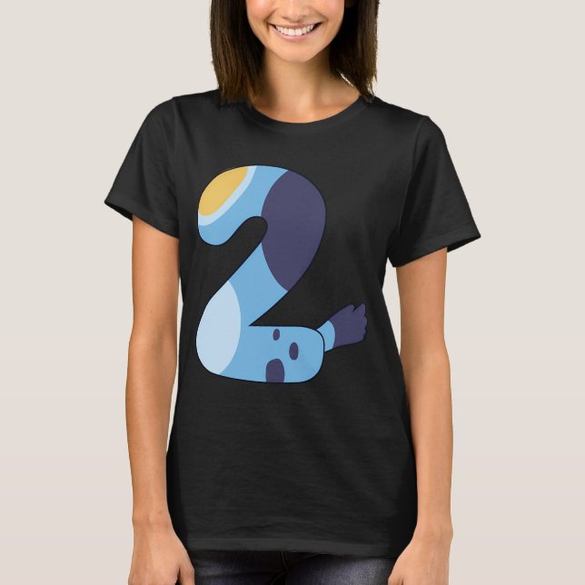 Blueysss 2 Geburtstag T-Shirt (Vorderseite)