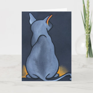 Blue'z Katze durch Robyn Feeley Karte