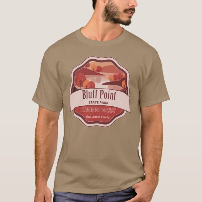 Bluff Point State Park New London County Connectic T-Shirt (Vorderseite)