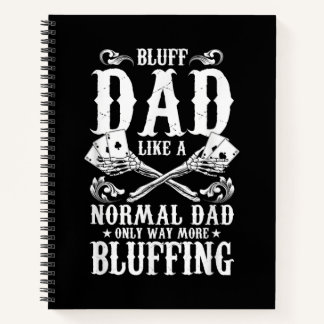 Bluff-Vater wie ein normaler Vater nur viel mehr b Notizbuch