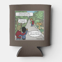 Bluffing Funny Can Cooler