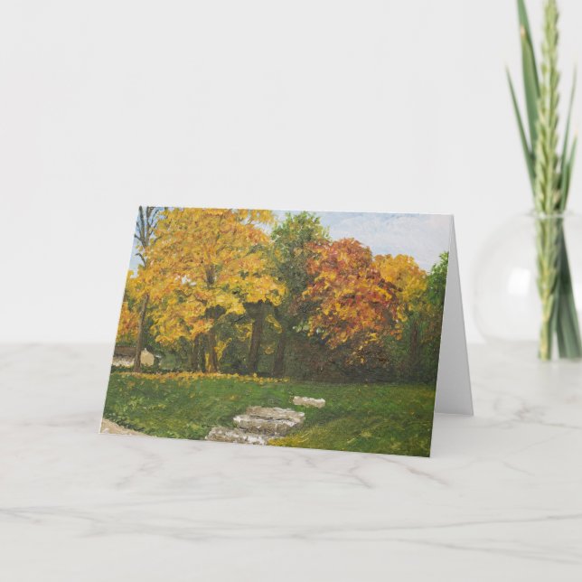 Bluffside in der Herbst-Gruß-Karte Karte (Vorderseite)