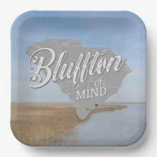 Bluffton Mentalität Lowcountry South Carolina Pappteller