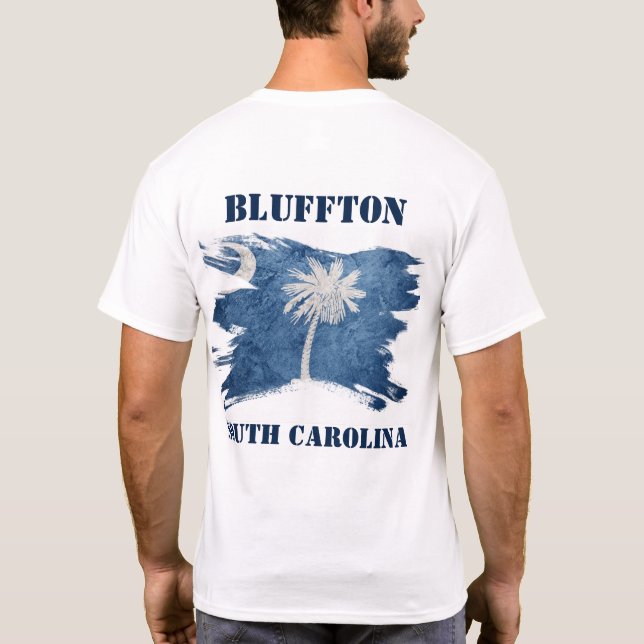 Bluffton South Carolina Lowcountry Gender Neutral T-Shirt (Rückseite)