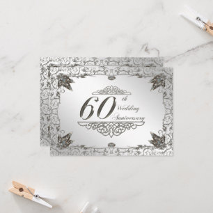 Blüh Diamond 60. Hochzeitstag Einladung