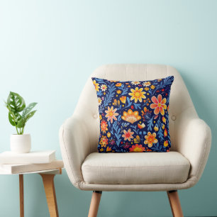 Blüh & Glow 16x16 Throw Kissen
