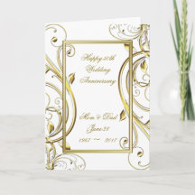 Blüh Gold White zum 50. Hochzeitstag