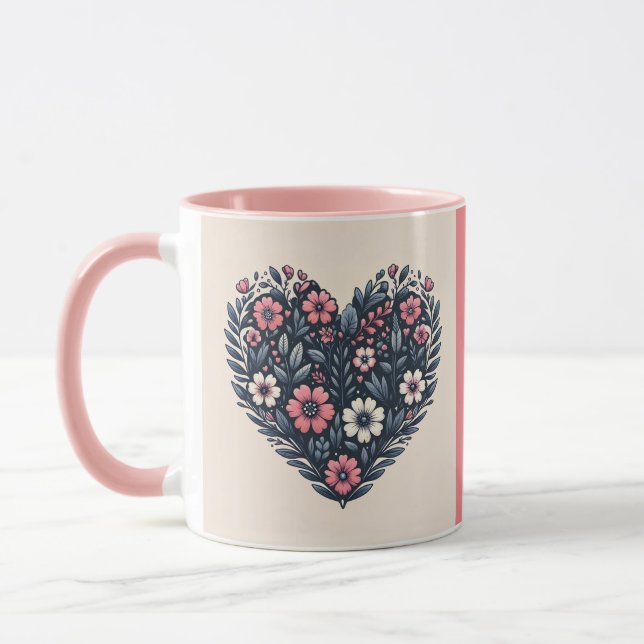 "Blüh in Seinen Geschenken" Kaffeemaschine Tasse (Links)