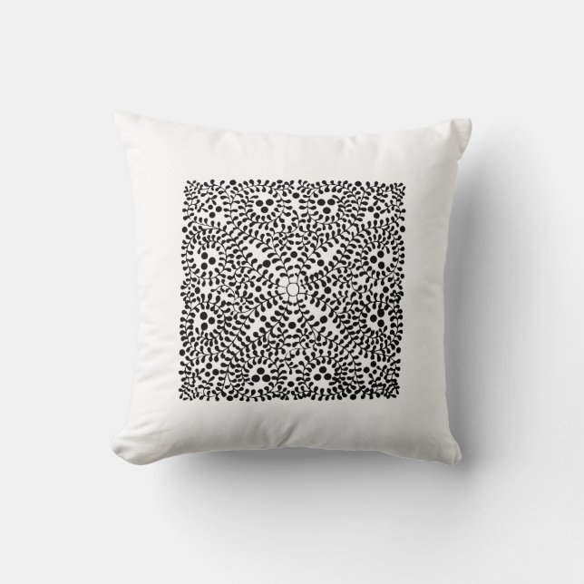 blüh von Designfliesen Kissen (Vorderseite)