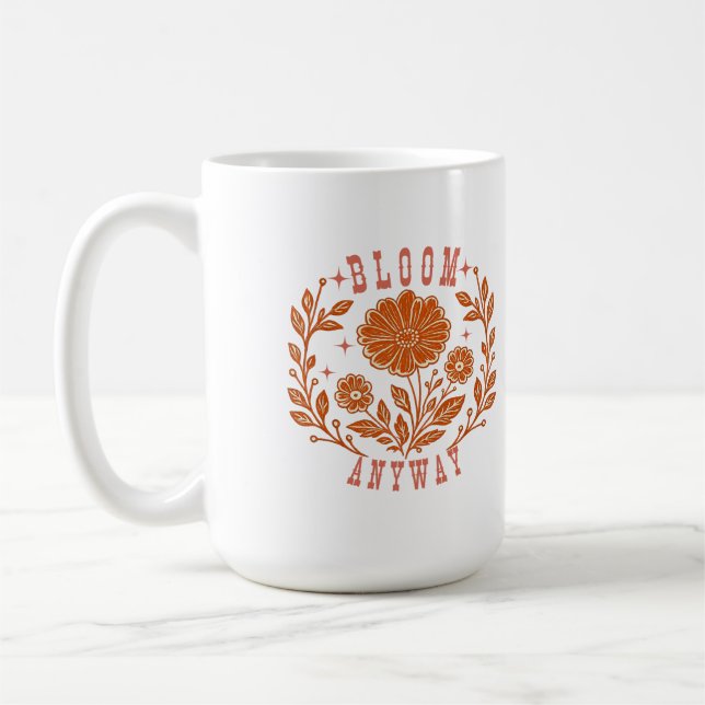 Blühe trotzdem kaffeetasse (Links)