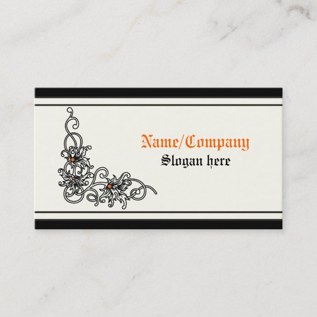 Blühe Visitenkarte für Weinstock (Vorderseite)