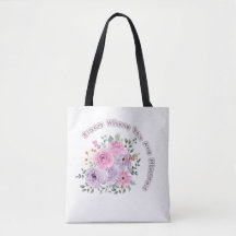 Blühe, wo du gepflanzt bist Florales Motivationszi