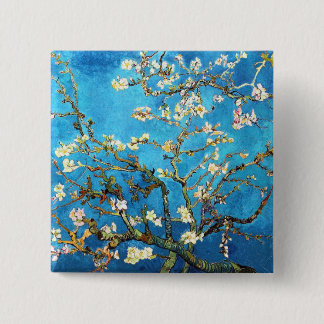 Blühen Almond Tree Van Gogh Kunst und Kultur Button