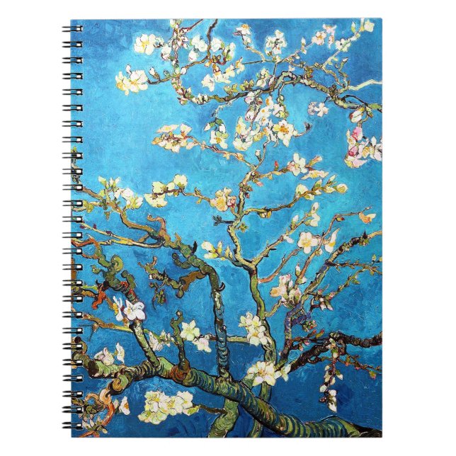 Blühen Almond Tree Van Gogh Kunst und Kultur Notizblock (Vorderseite)