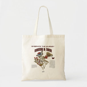 Blühen & Gedeihen Vintage-Geschenk für Pflanzenlie Tragetasche
