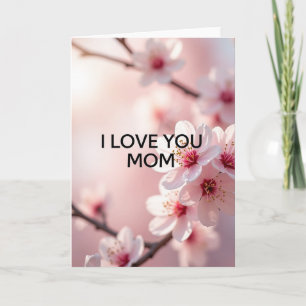 Blühen Ich liebe dich Mama Karte