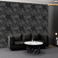 Blühen in Dunkelheit: Chic Black & White Sonnenblu