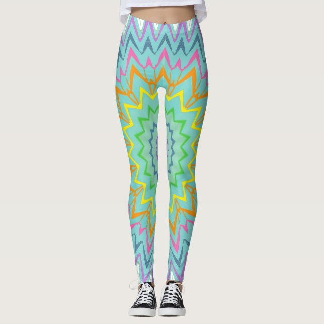 Blühen Leggings (Vorderseite)