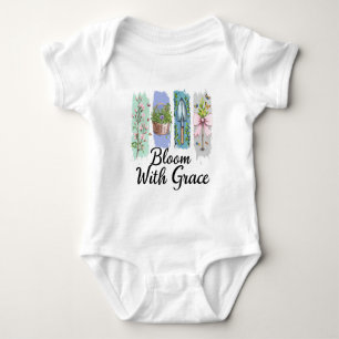 Blühen mit Grace Garden Baby Strampler
