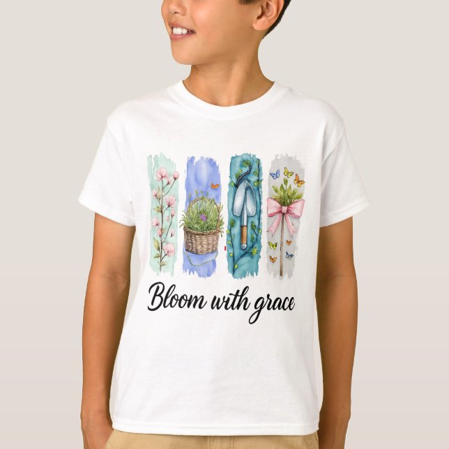 Blühen mit Grace Garden T-Shirt (Vorderseite)