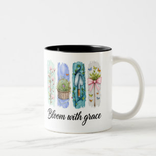 Blühen mit Grace Garden Zweifarbige Tasse