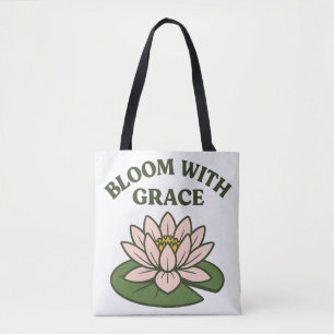 Blühen mit Grace - Minimalistische rosa Wasserlili