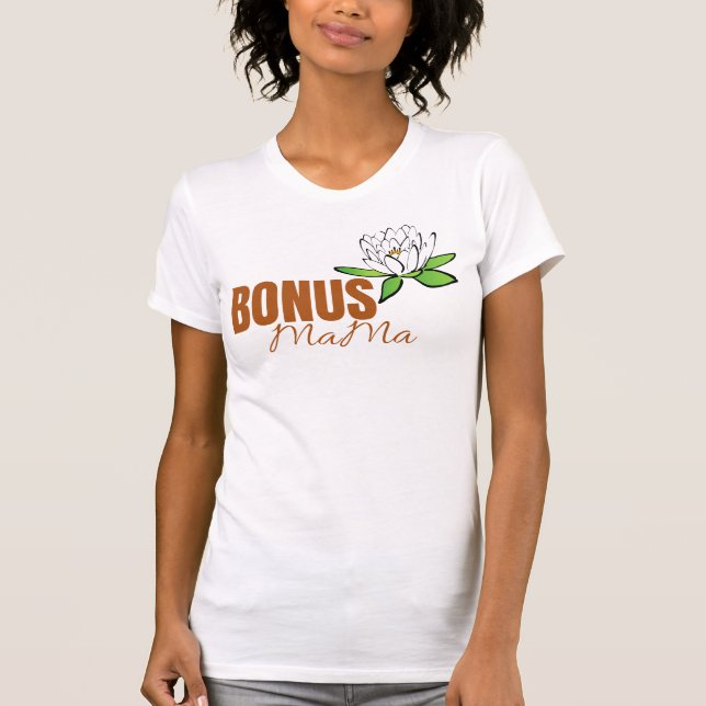 Blühen mit Liebe - Niedlicher Blumenbonus Mama T - T-Shirt (Vorderseite)