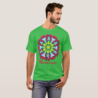 Blühen Namaste Kaleidoskop T-Shirt