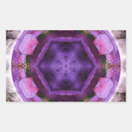 Blühen Rechteckiger Aufkleber