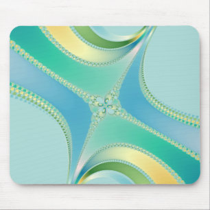 Blühen Sie - Fraktal-Kunst Mousepad